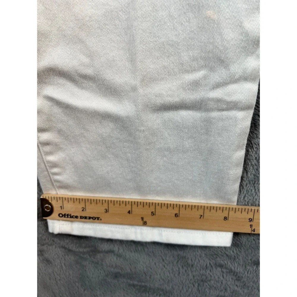 Lauren Lauren Jeans Co Jeans Womens 12 33x31 White Straight Leg